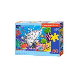 Castorland puzzle so 60 dielikmi s motívom tulene na koralovom útese - Puzzle