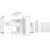 Разглобен изглед на компютърната кутия Be Quiet! Light Base 900 DX White