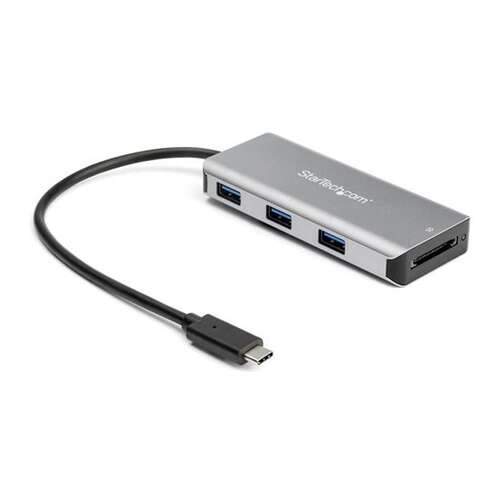 StarTech.com HB31C3ASDMB dokkoló állomás és port replikátor USB 3.2 Gen 2 (3.1 Gen 2) Type-C Fekete, Szürke