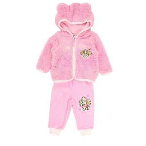 Set de trening roz cu glugă din fleece roz Nickelodeon Paw Patrol Skye pentru fetițe - Pulovere pentru copii