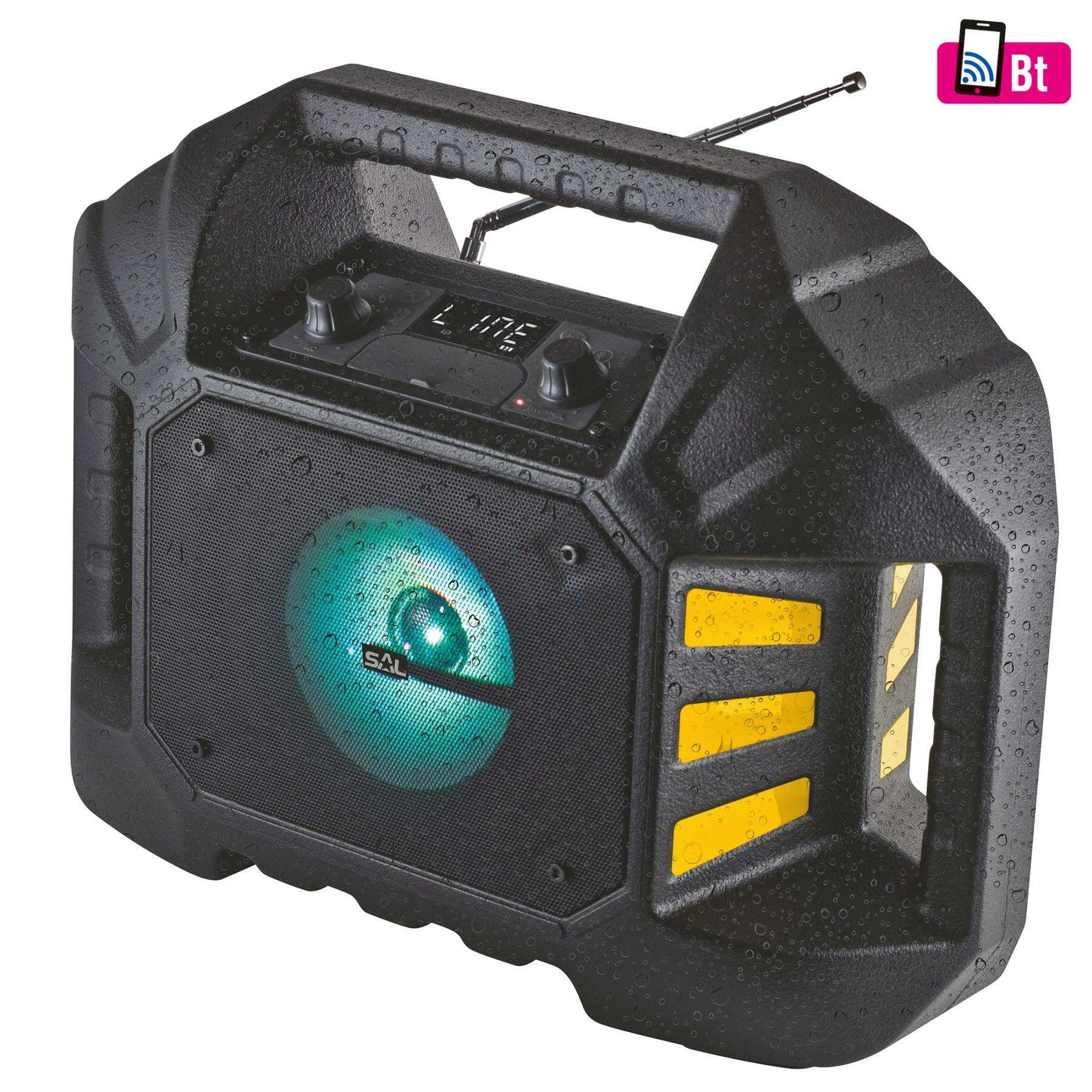 Home by Somogyi btwork, SAL BT WORK, Bluetooth ipari rádió, munkarádió, bluetooth  hangszóró AM/FM/BT, 30h üzemidő,25w btwork,ip55,FM RÁDIÓ,Munkás Rádió és Multimédia Hangdoboz