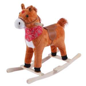 Pepita plüss Hintaló nyereggel és hangeffekttel #barna