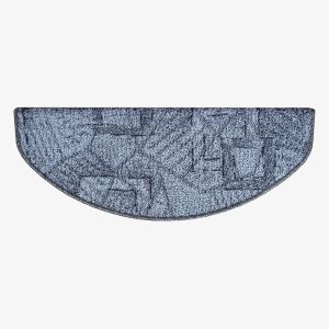 Lépcsőszőnyeg szürke lépcsővédő kockás mintával - Lépcsőszőnyeg