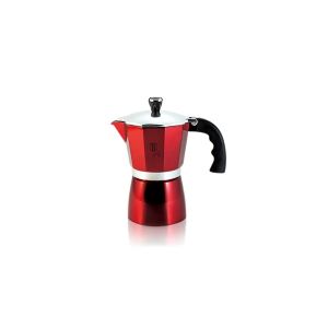 Berlinger Haus Metallic Line Burgundy Edition 3-person Coffee Maker #burgundy