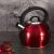 Berlinger Haus Burgundy Tea Kettle on Countertop