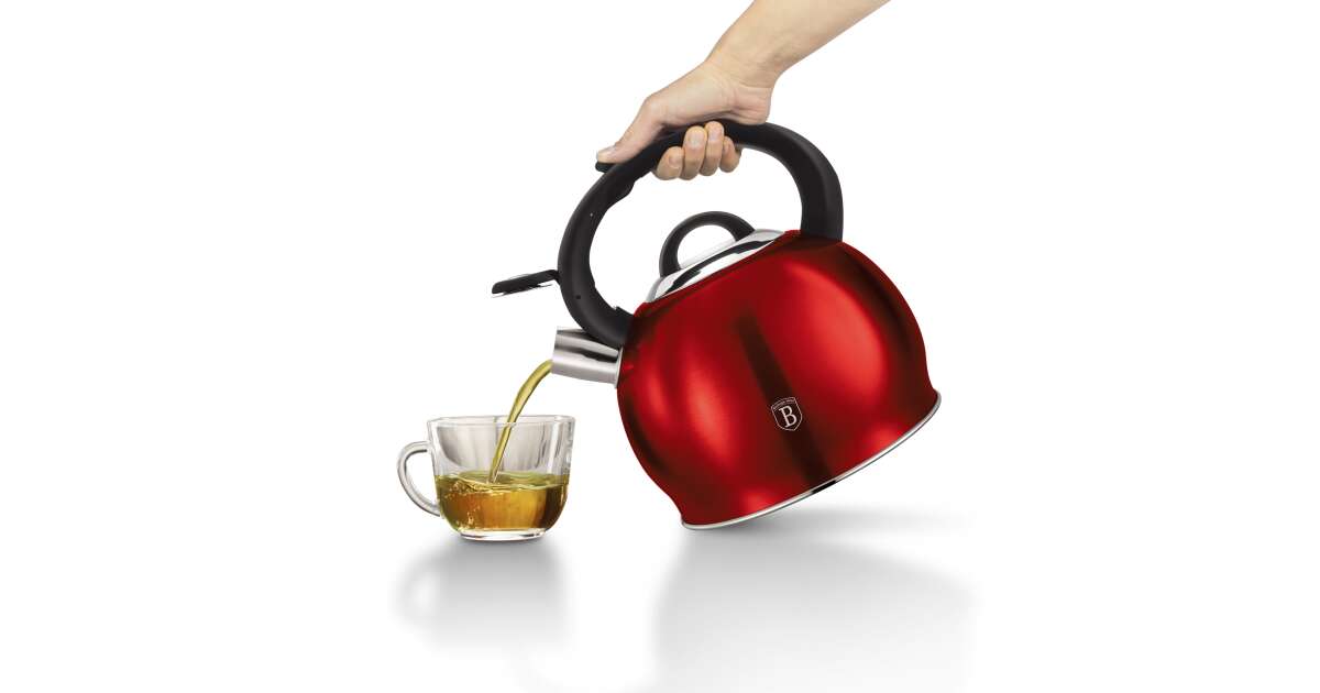 Berlinger Haus Metalik Seri Burgonya Sürümü çaydanlık, 3 l, bordo, BH-1074NO-2-6 108400534