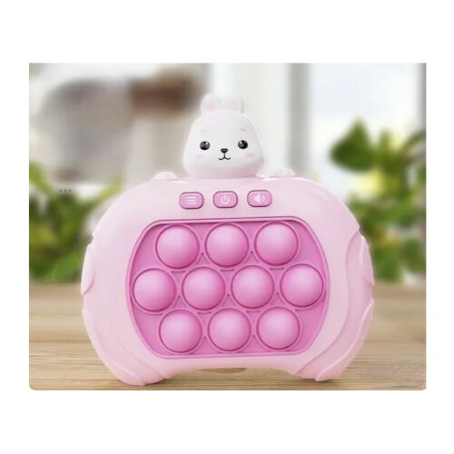 Nyuszi Pop It Világító Játék - Rózsaszín, interaktív játék gyerekeknek