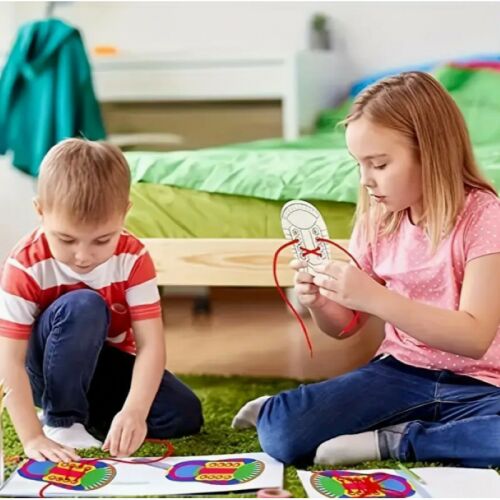 Fa Cipőfűző Tanulójáték - Finommotorika Fejlesztés 135419937