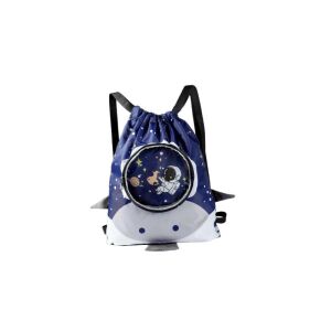 Vidám Gyermek Tornazsák - Vízálló - Űrhajós/Tengeri Lány Minta - 28x11x38cm 135421078 - Tornazsák