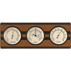 TFA Barométer kombináció elforgatható műszerek, légynyomásmérő, hőmérő és páratartalom mérő, 203974 - TFA