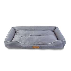 Pat de câine gri, 87 x 59 x 13 cm, D.J.Pets - Paturi pentru câini