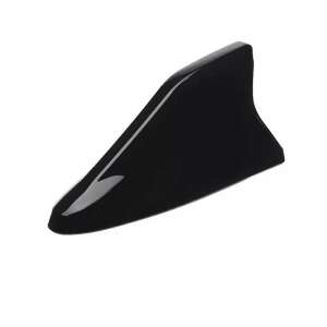 Antenă aripă de rechin neagră pentru mașină, recepție semnal radio AM/FM, instalare ușoară, montare adezivă - Antene auto