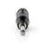 Nedis XLR-ről 6.35 mm Jack adapterre, fekete, fém, egyenes, nikkelezett