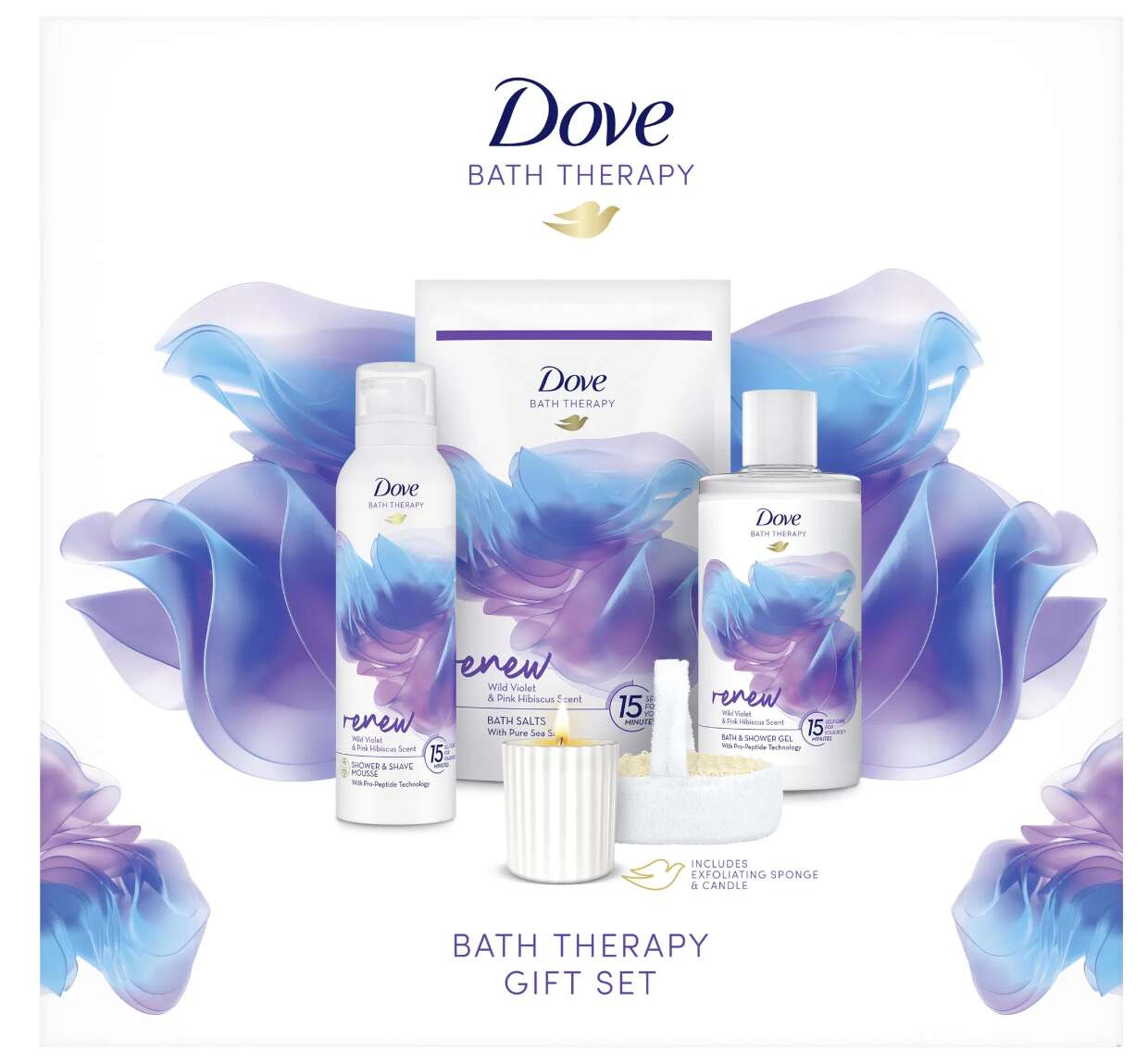 E-shop Exkluzívne darčekové balenie Dove Renew Bath Therapy