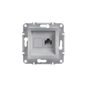 Schneider Electric Asfora CAT5e UTP Netzwerkdose, Aluminium, 1 RJ45-Anschluss - Schneider Installationshilfen