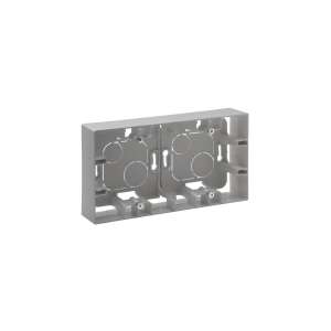 Legrand Niloé Step Kettős Kiemelődoboz - Alumínium