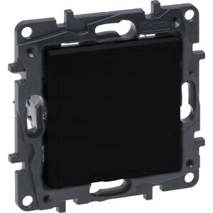 Legrand Niloé Step Blindabdeckung schwarz, IP20 - Legrand Schalter