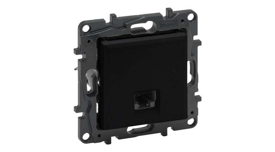 Legrand Niloe Step - Gniazdo RJ 45 kat. 5e UTP - Czarne (863559)