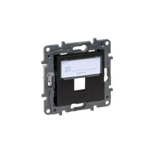 Legrand Niloé Step keystone adapter, fekete, 863587 - Keystone modul kiegészítő