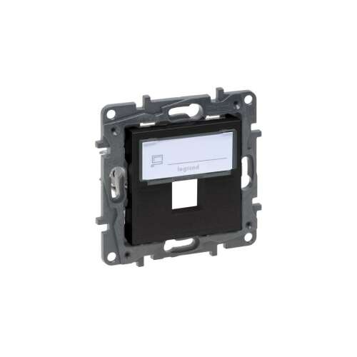Legrand Niloé Step keystone adapter, fekete, 863587
