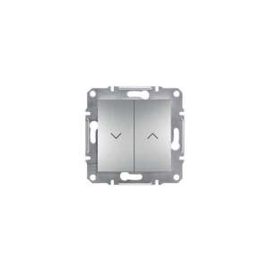 Asfora NR105 alumínium süllyesztett redőnykapcsoló, Schneider Electric - Asfora