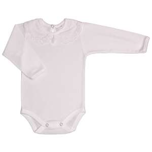 Fehér csipkegalléros baba body, Scamp márka - Scamp