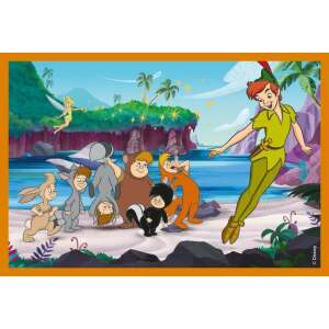 Clementoni Disney Classics 6 kocka kirakós, Peter Pan és a elveszett fiúk - Fejlesztő játék babáknak