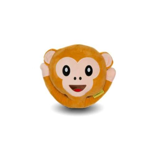 Emoji majom plüss párna, 32 cm