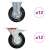vidaXL 24 darab görgő 125 mm 108418476