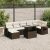 VidaXL Polyrattan Kerti Ülőgarnitúra - Barna - 8 részes 108426175