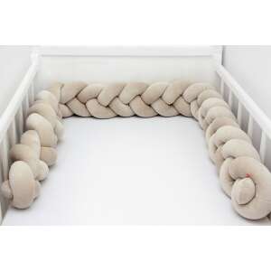 Scamp Fonott Kiságyrácsvédő - Bézs - 210 cm