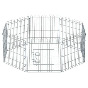 FEANDREA Kutyakifutó - 8 Paneles - 61 cm 133468257 - Kutya kennel & Kifutó