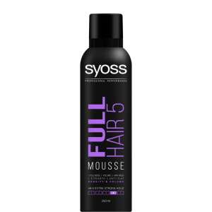 Syoss Full Hair 5 Mousse, 250 ml, extra starker Halt, Volumen und Dichte für das Haar - Haarstyling