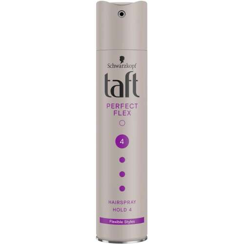 Lakier do włosów Taft Perfect Flex, poziom utrwalenia 4, 250 ml, elastyczne stylizacje