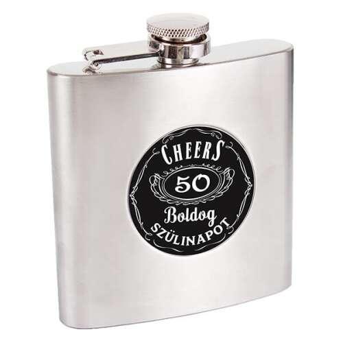 Cheers - 50. Születésnapi Fém Tokaj - 180ml