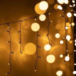 Dekor Trend Crystalline LED Jégcsapfüzér - 2x0,9m - Meleg Fehér