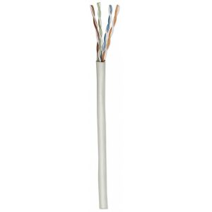 INTELLINET kabel instalacyjny skrętka UTP 4x2 kat. 5e drut CCA 305m szary 138632592 - Manhattan