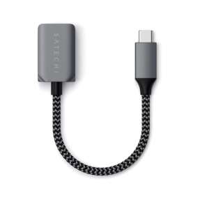 Satechi USB-C - USB-A adapter kábel, szürke - Satechi