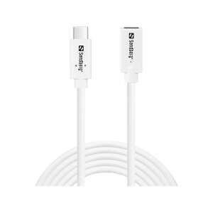 Sandberg USB-C - USB-A Kábel - 2m - Fehér 108508301 - Sandberg
