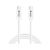 Sandberg USB-C - USB-C kábel, 1m, Fehér, 10Gbps adatátvitel