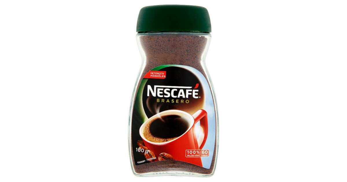 Nescafé Brasero 100 g üveges instant kávé Pepita.hu