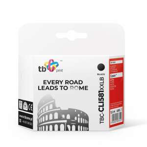Cartuș de cerneală compatibil negru TB Print TBC-CLI581XXLB 12,5 ml 4500 pagini pentru imprimante Canon - TB Print