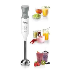 Mixer vertical Bosch ErgoMixx 600W cu exemple de smoothie-uri și supe - Bosch Mixer vertical