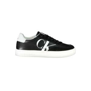 Calvin Klein Damen schwarze Sneaker mit weißem Logo - Schuhe für Damen