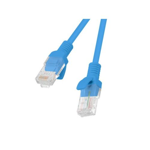 Lanberg 2m Kék Cat5e UTP Patch Kábel RJ45 Csatlakozókkal - Cat