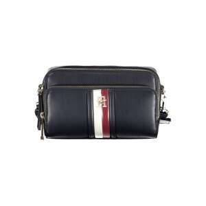 Tommy Hilfiger modrá crossbody taška so zlatými doplnkami - Kabelky