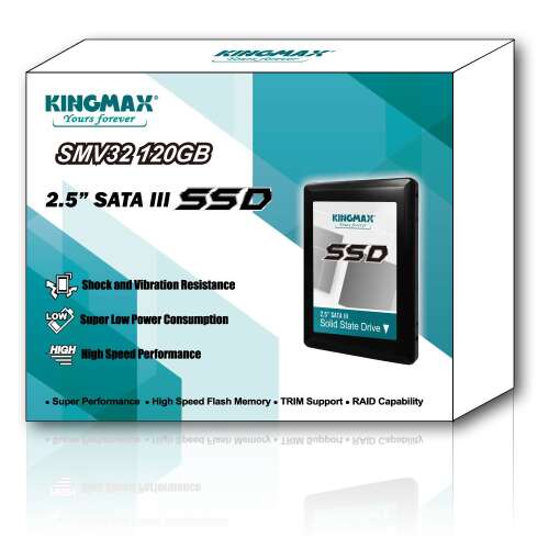 Kingmax 2,5" SSD SATA3 120GB Solid State Disk, SMV