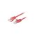 Patchkabel Kat.5e UTP 0,5 m rot Fluke Passed Lanberg 58602705
