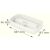 Leitz MyBox white organizer tray with handle, dimensions