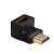 Akyga AK-AD-01 HDMI uhlový adaptér, čierny